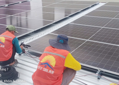 NEE SOLAR Bàn Giao Dự Án Điện Mặt Trời 30kW Tại Cà Mau